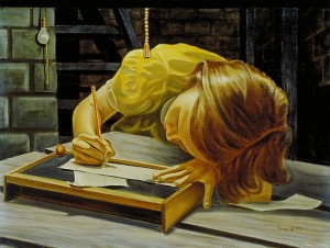 Girl_Writing_by_hank1
